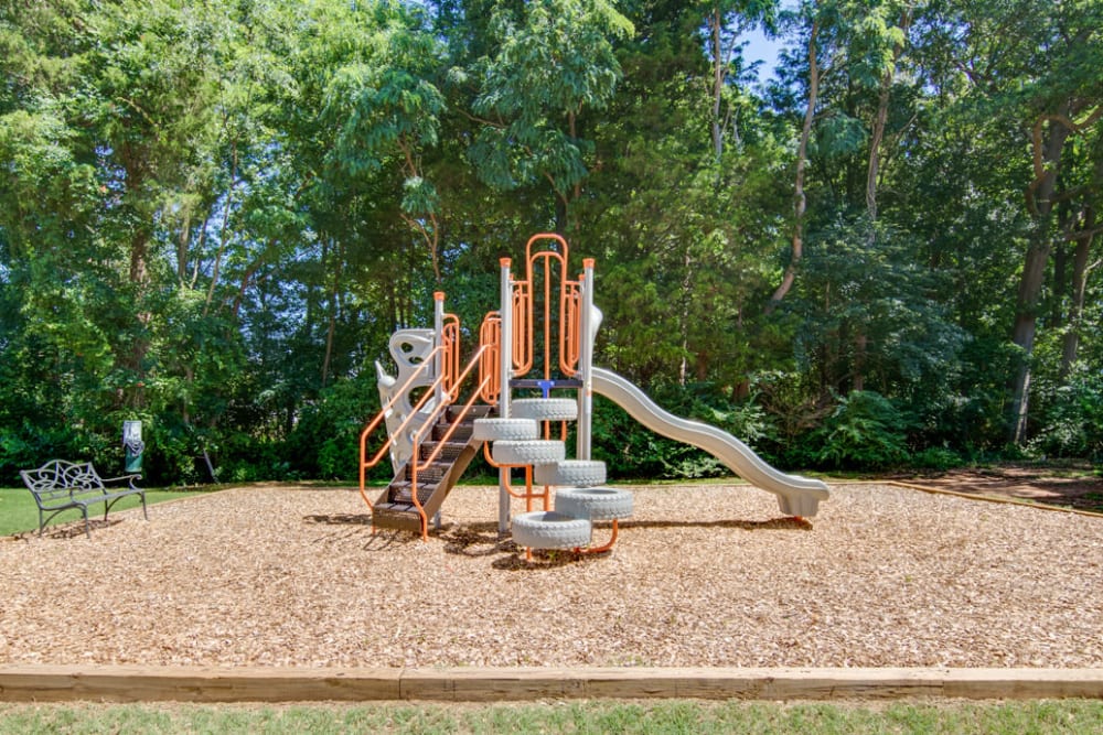 Playground for residents at Foundry Townhomes in Simpsonville, South Carolina