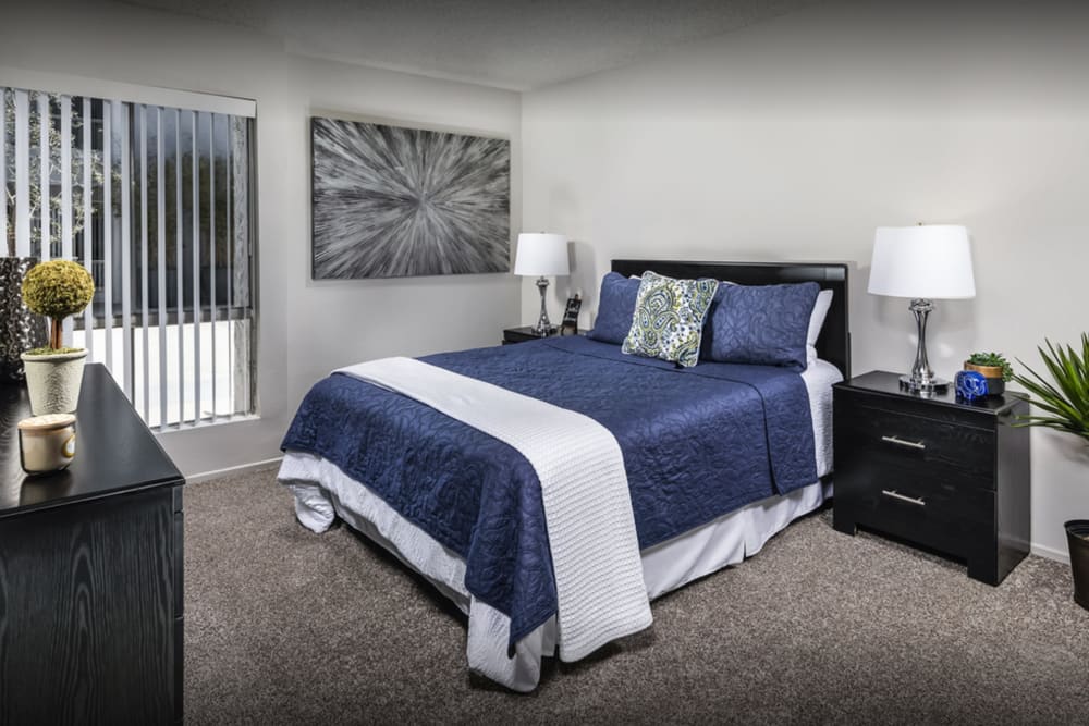 Resident bedroom at The Villas at Woodland Hills in Woodland Hills, CA