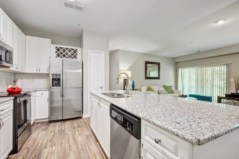 Kitchen at The Residences at Waterstone in Pikesville, Maryland
