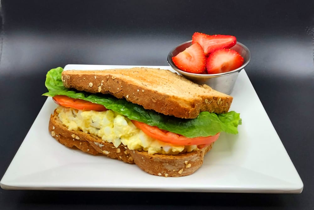 Egg salad sandwich at Meadow Ridge Senior Living in Moberly, Missouri