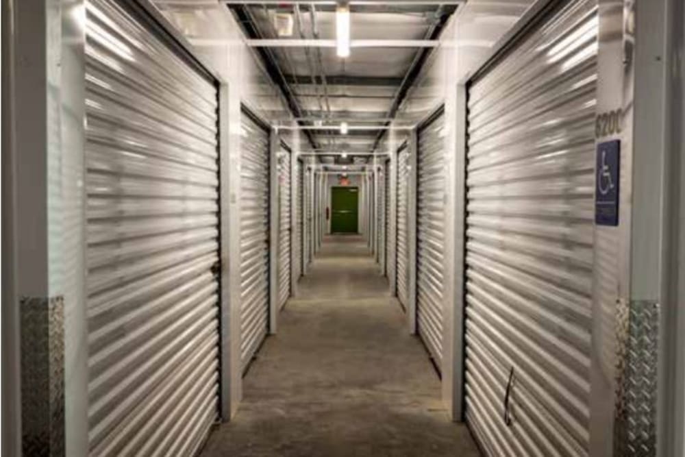 Climate-controlled storage units at BuxBear Storage Springfield Main Street in Springfield, Oregon