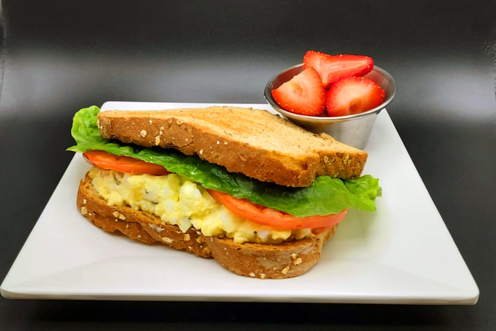 Egg Salad Sandwich at Blossom Vale Senior Living in Orangevale, California