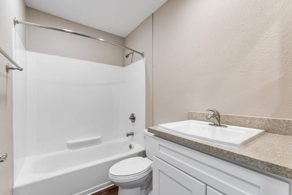Bathroom at Fremont Arms Apartment Homes in Fremont, California