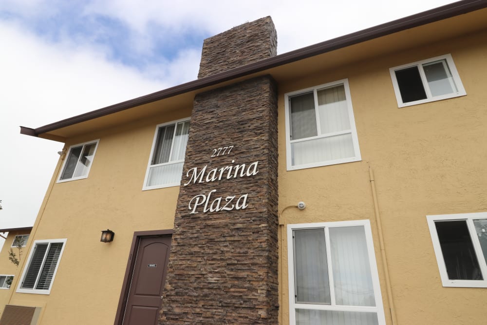 Exterior at Marina Plaza Apartment Homes in San Leandro, California