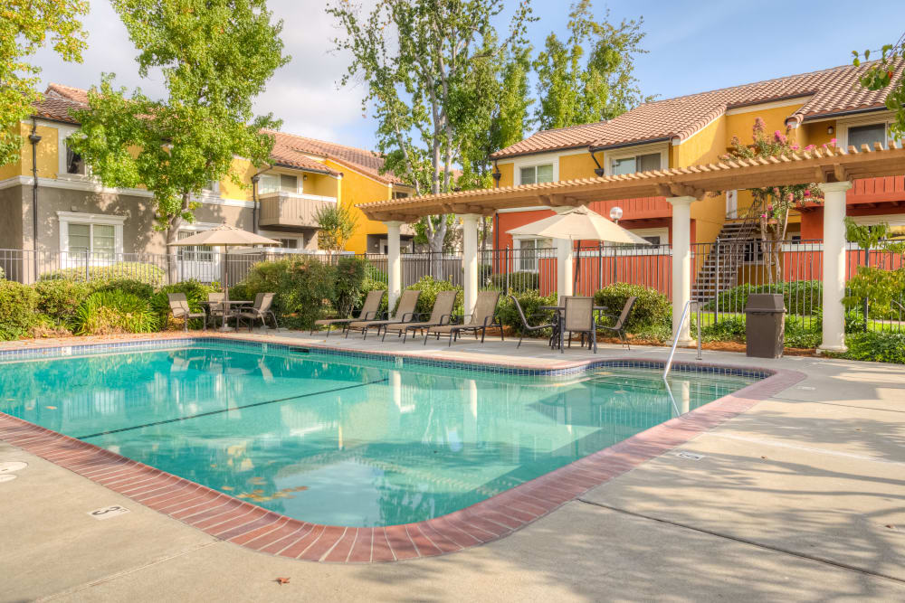 Community Pool at Peppertree Apartment Homes in San Jose, California