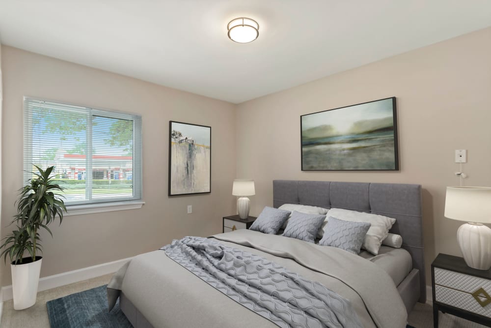 cozy bedroom space at Bauer Park in Rockville, Maryland