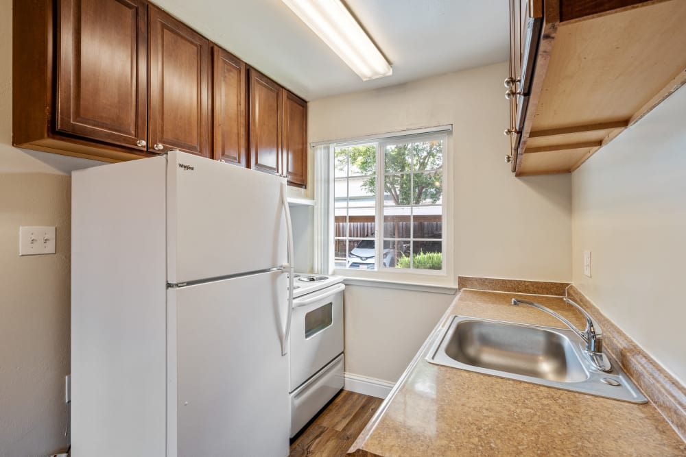 Kitchen at Mountain View Apartments in Concord, California