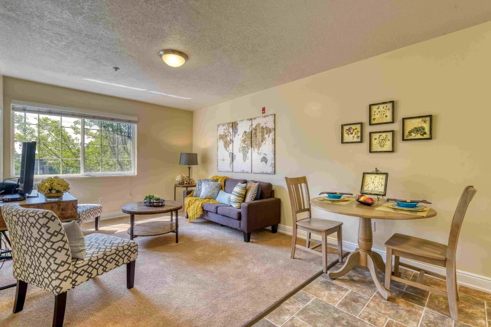 Resident living room at Pacifica Senior Living Millcreek in Salt Lake City, Utah
