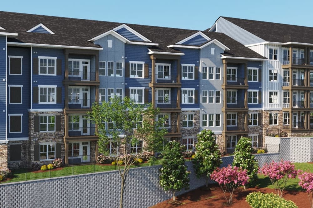 Beautiful apartment rendering at Conclave Glenwood in Raleigh, North Carolina