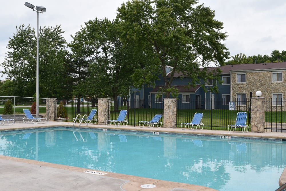 Swimming pool at Lakeshore Reserve Off 86th in Indianapolis, Indiana