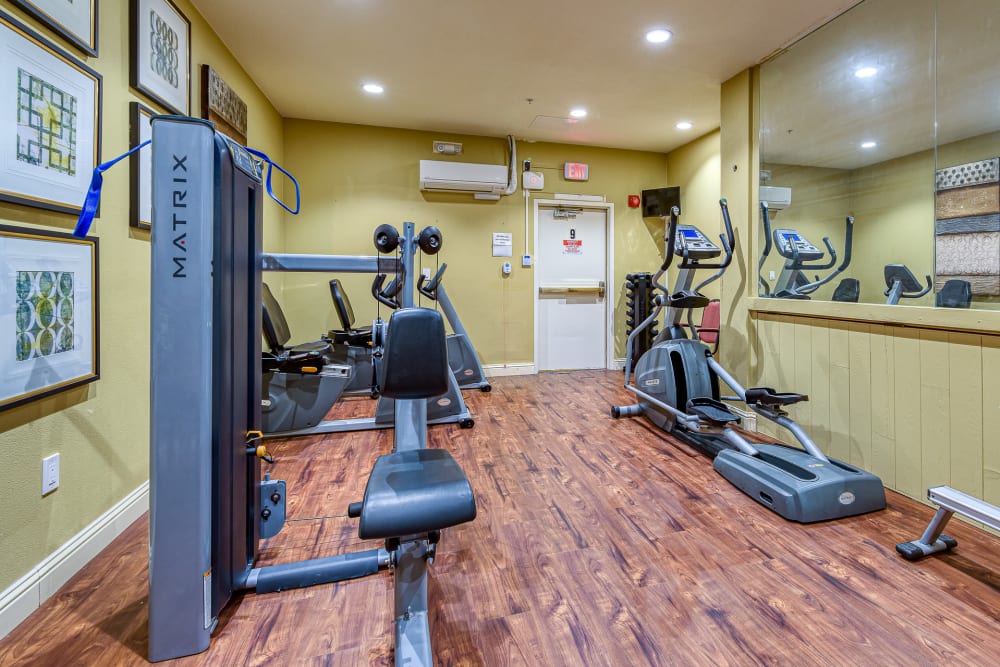Gym at Pacifica Senior Living Oakland Heights in Oakland, California
