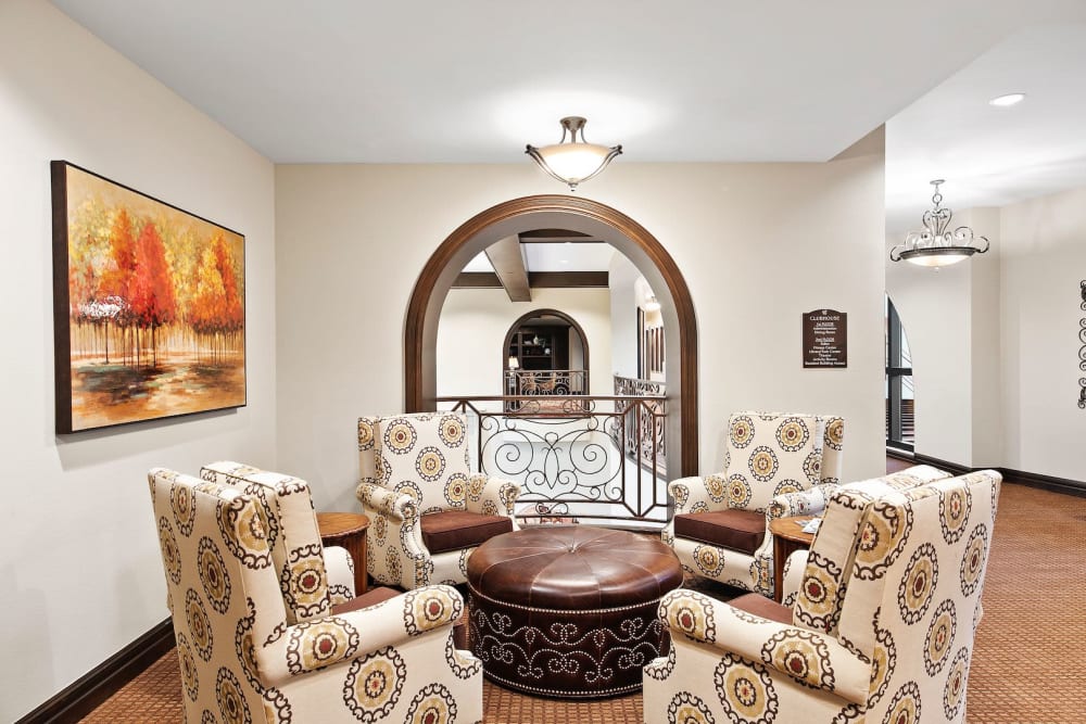 Lounge area at Pacifica Senior Living Oceanside in Oceanside, California