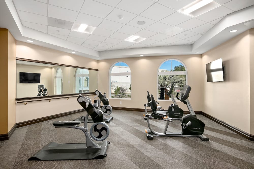 Gym at Pacifica Senior Living Oceanside in Oceanside, California