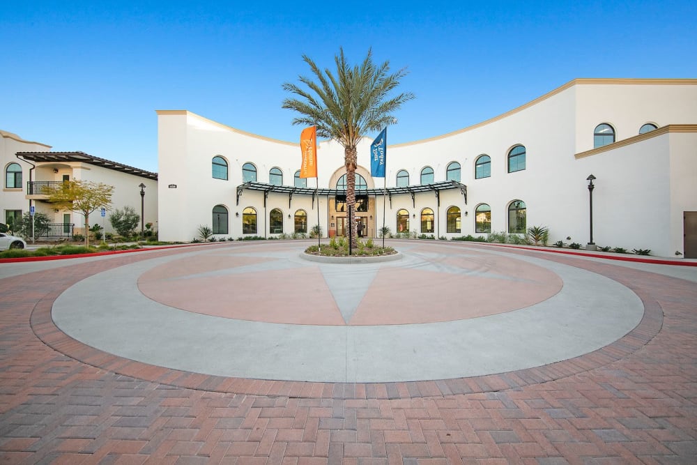 Outdoor view of Pacifica Senior Living Oceanside in Oceanside, California
