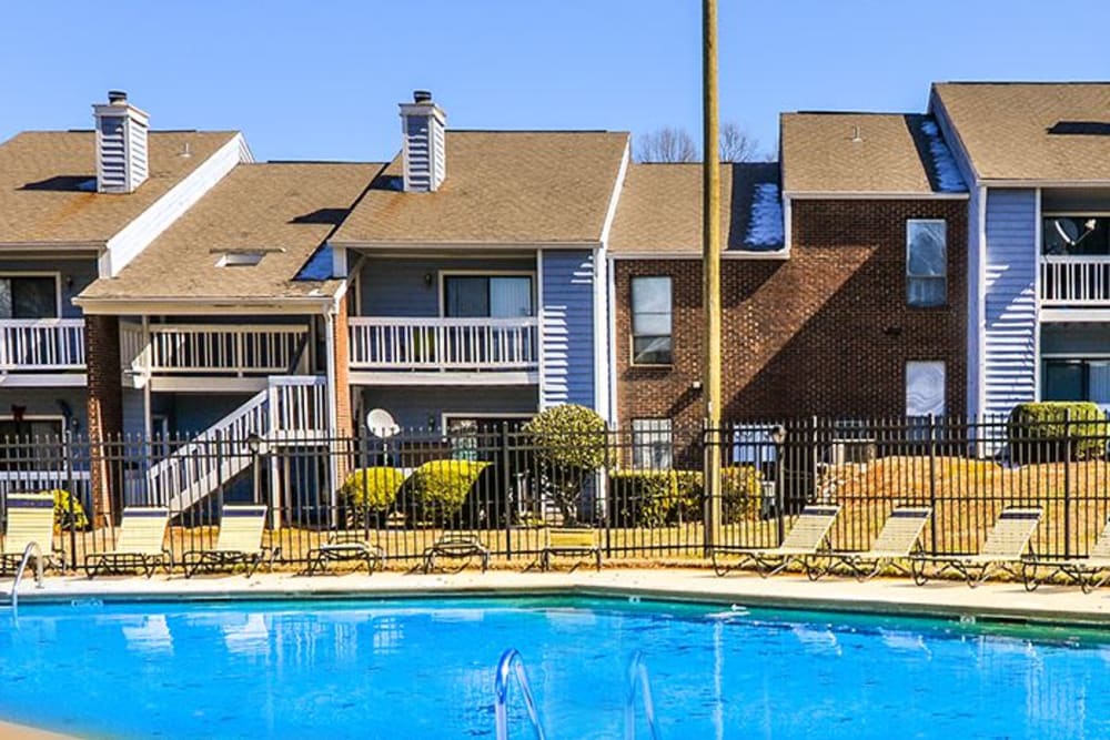 Swimming pool at Devonwood Apartment Homes in Charlotte, North Carolina