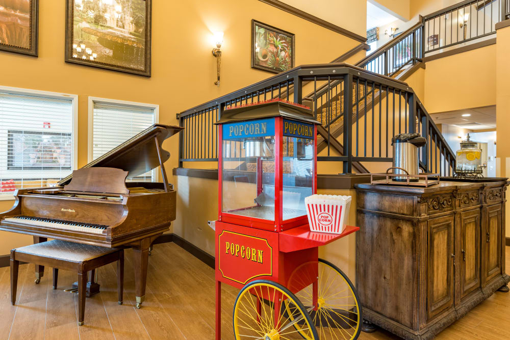 Amenities in the community area at Pacifica Senior Living Ellensburg in Ellensburg, Washington