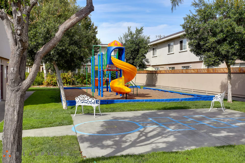 Playground at Whitman Villa Townhomes and Apartments in Hayward, California