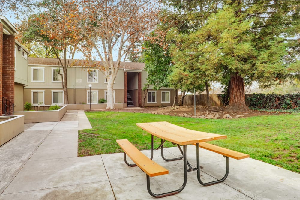 Picnic area at Castilian in Concord, California