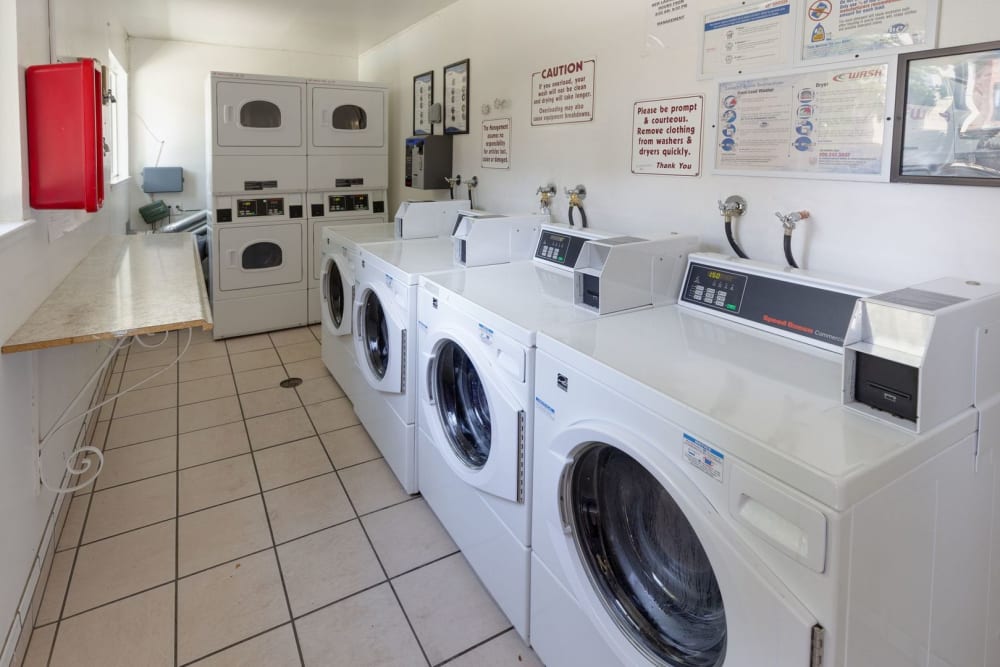 Laundry center at Castilian in Concord, California
