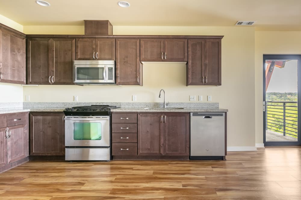 The Meridian offers spacious kitchens in Salem, Oregon