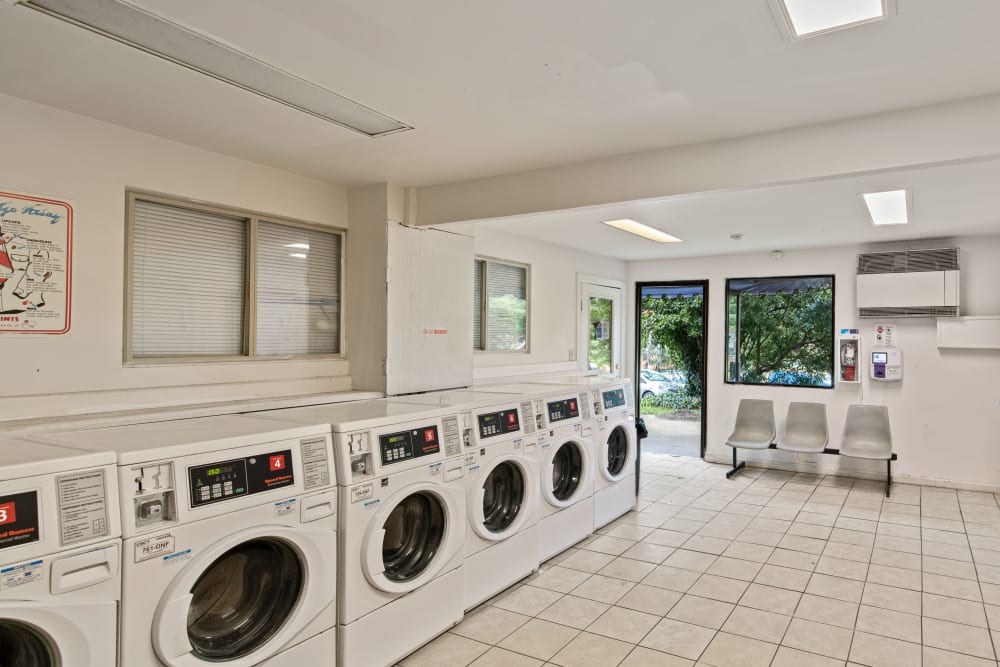 Onsite laundry center at University Heights in Charlottesville, Virginia