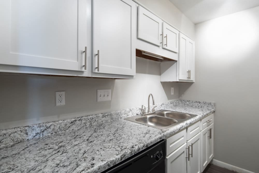 Kitchen with plenty of counterspace at Eastdale Apartments in Montgomery, Alabama