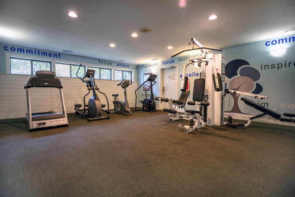 Fitness center at Parkside at Castleton Square in Indianapolis, Indiana