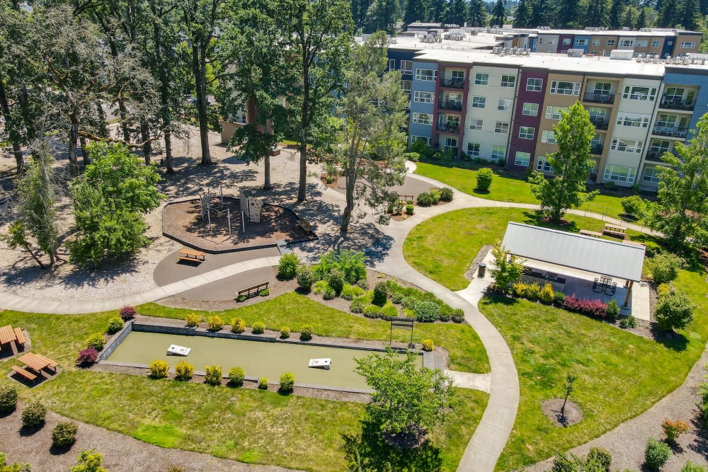 Community Area View at Terrene at the Grove in Wilsonville, Oregon