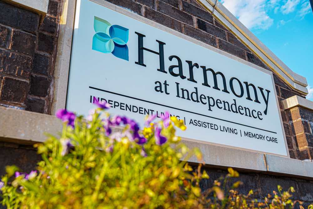 Location sign at Harmony at Independence in Virginia Beach, Virginia