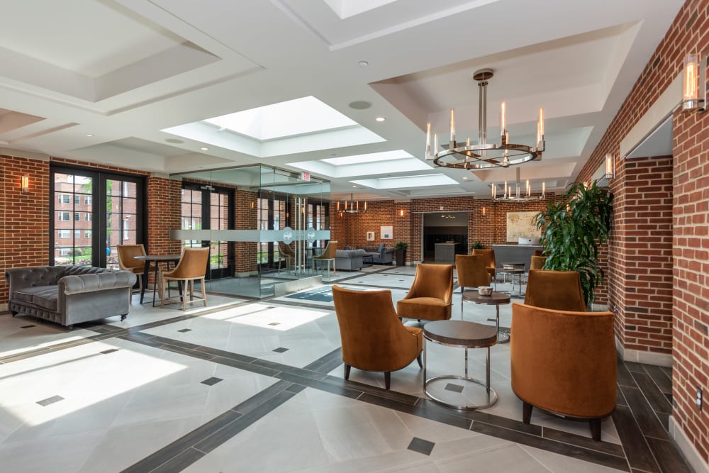 Lobby with lots of seating at Highbridge in Washington, District of Columbia