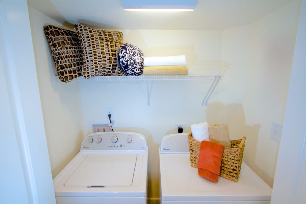 washer and dryer at Aspen Apartments in Virginia Beach, Virginia