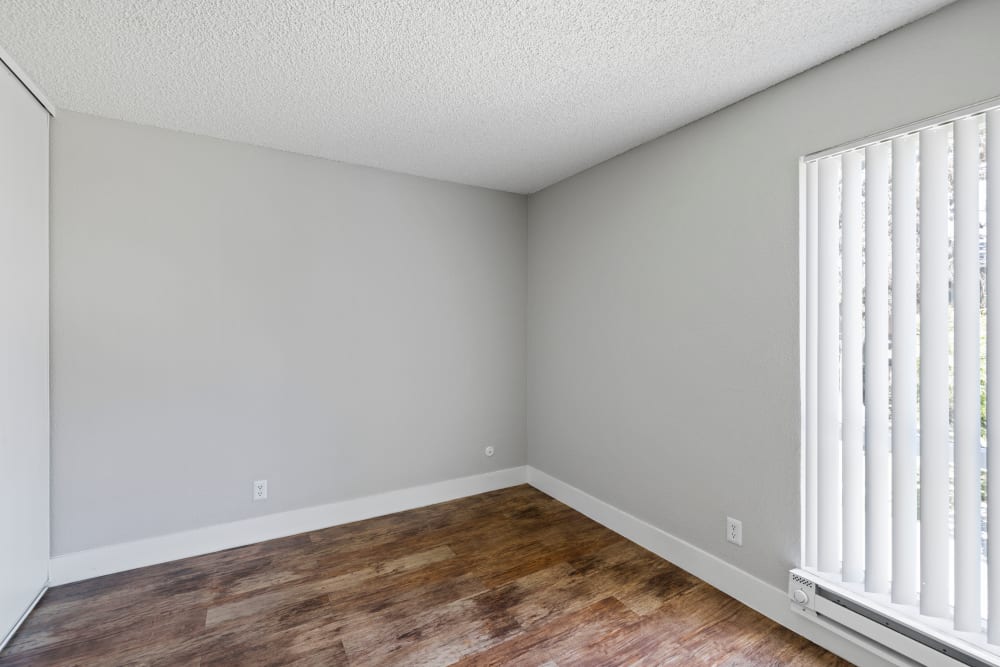 Beautiful and light bedroom area at Bidwell Park Fremont in Fremont, California