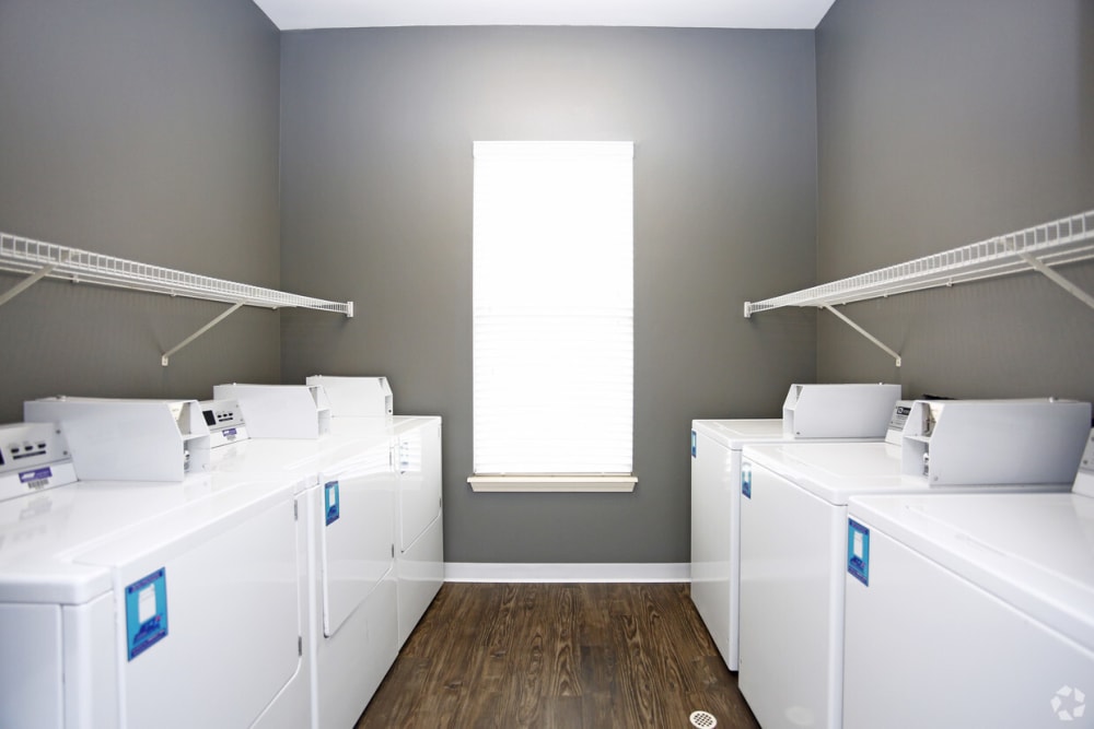 Resident laundry facilities at Watersedge in Champaign, Illinois