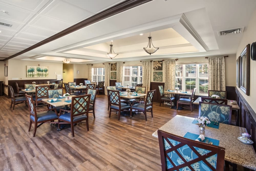 Spacious dining room at Pacifica Senior Living Spring Valley in Las Vegas, Nevada