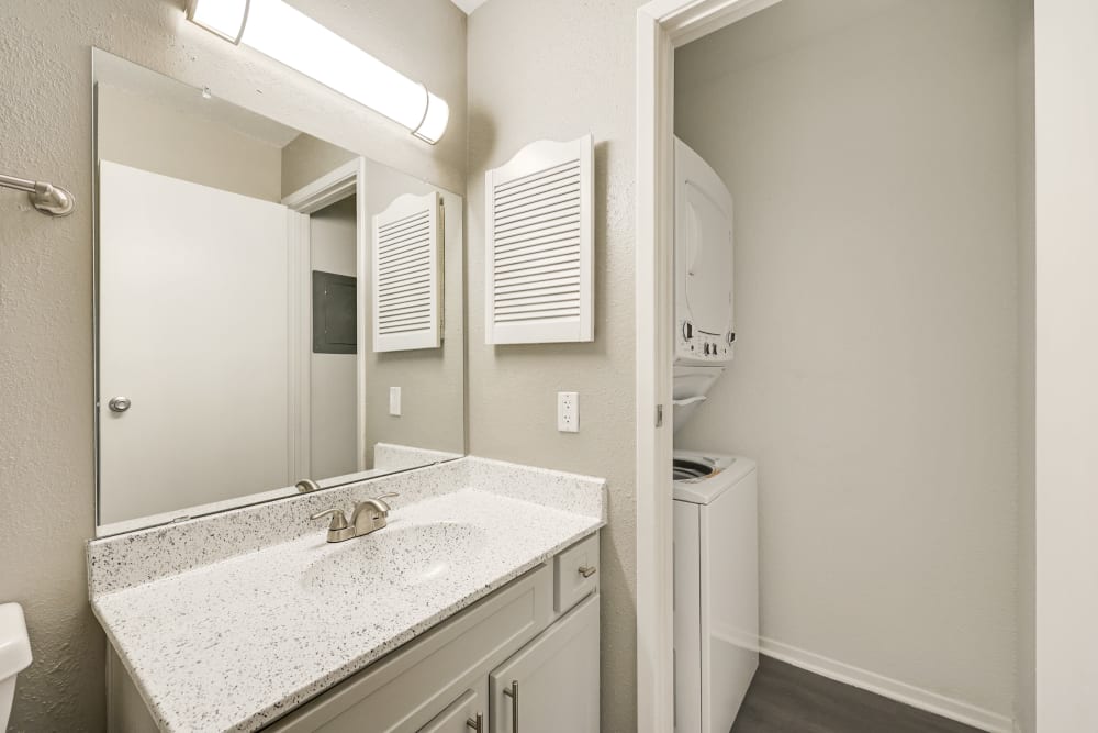 sink and laundry area 