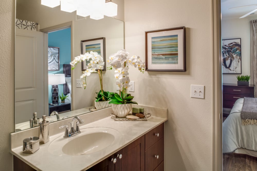 Bathroom attached to bedroom at 17 Barkley in Gaithersburg, Maryland