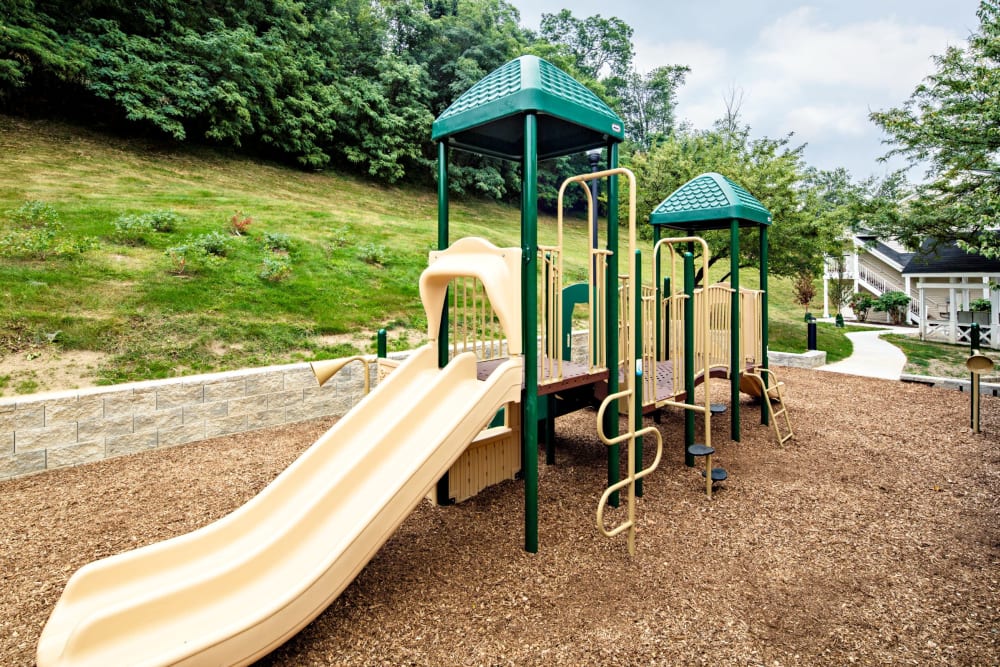 Children's play area at Vista at Town Green in Elmsford, New York