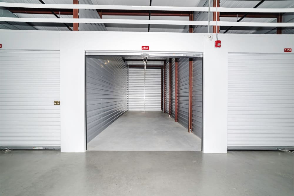 Example of a clean storage unit for rent \at self storage facility in Kissimmee, Florida