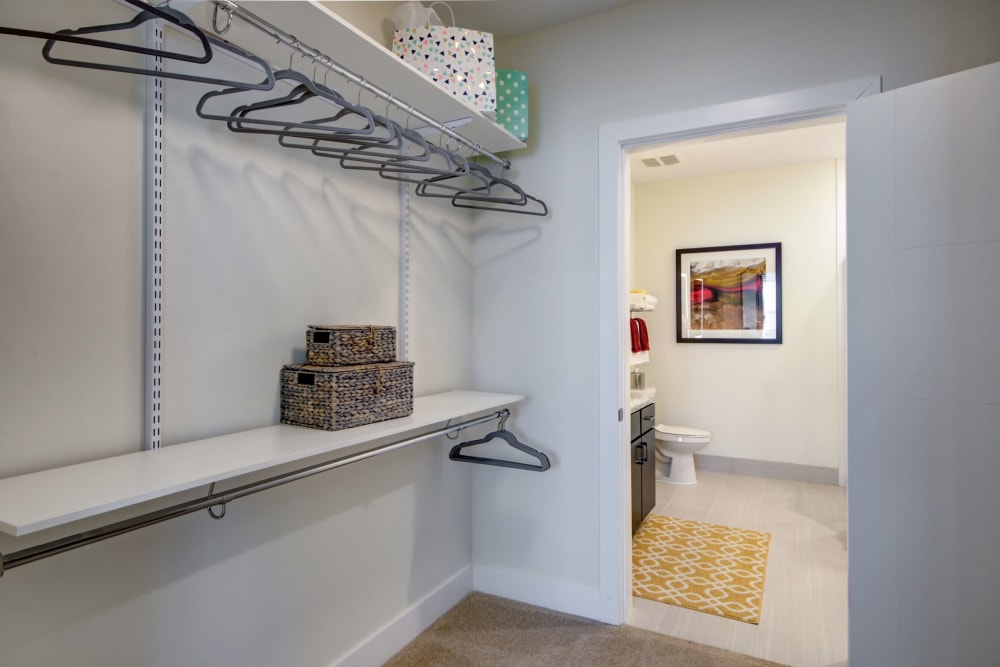 Extra large walk-in closet at The Residences at Annapolis Junction in Annapolis Junction, Maryland