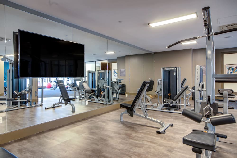 Fitness center at The Residences at Annapolis Junction in Annapolis Junction, Maryland