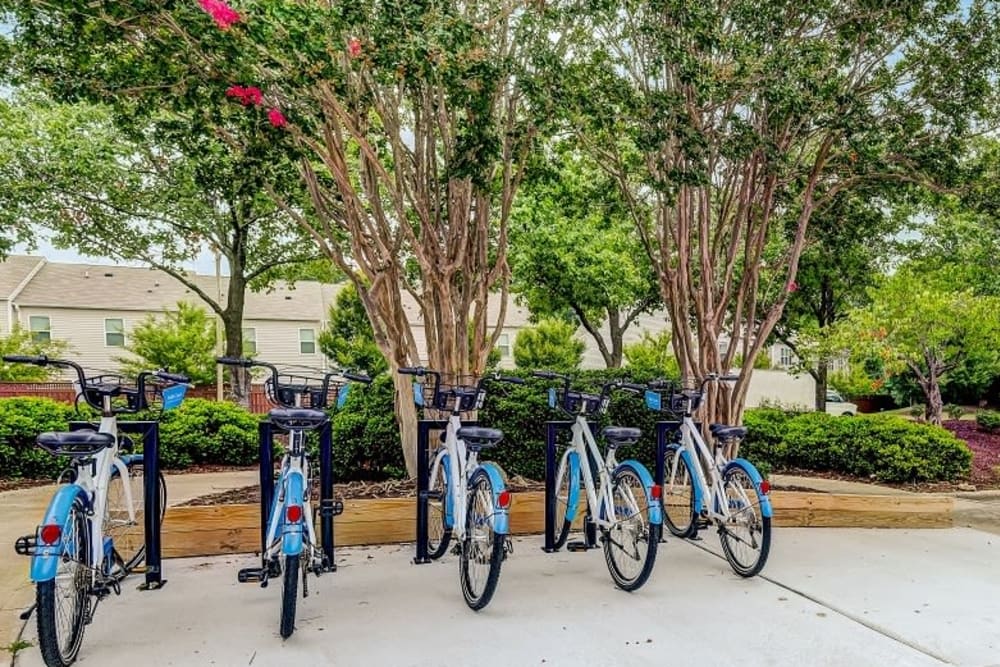 Bike share at Falls Creek Apartments & Townhomes in Raleigh, North Carolina