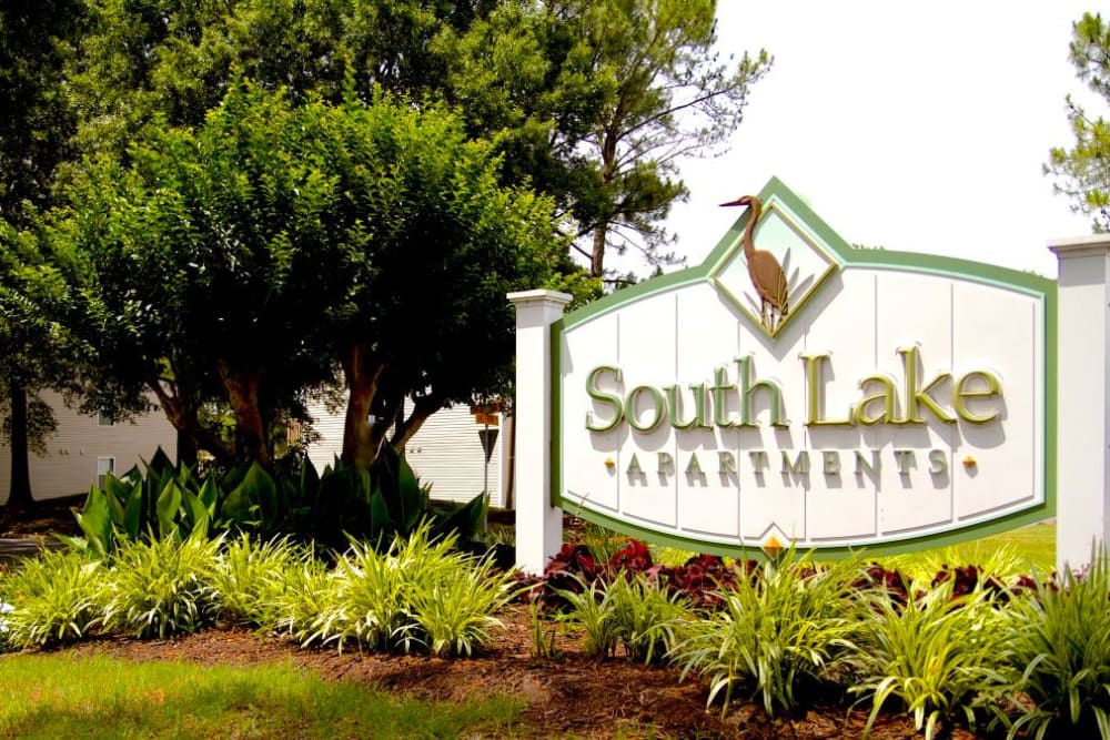 South Lake Signage at South Lake Apartments in Virginia Beach, Virginia