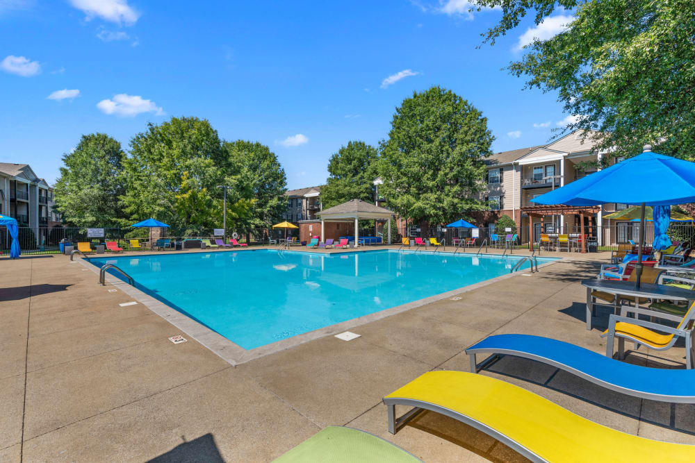 Relaxing pool at Albion at Murfreesboro in Murfreesboro, Tennessee