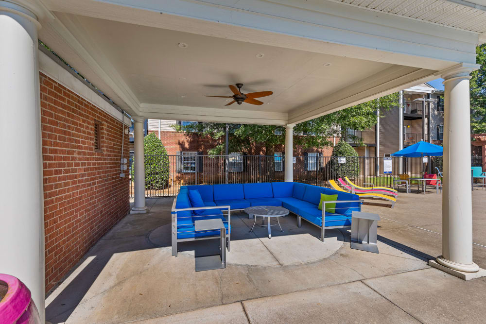 Spacious veranda at Albion at Murfreesboro in Murfreesboro, Tennessee