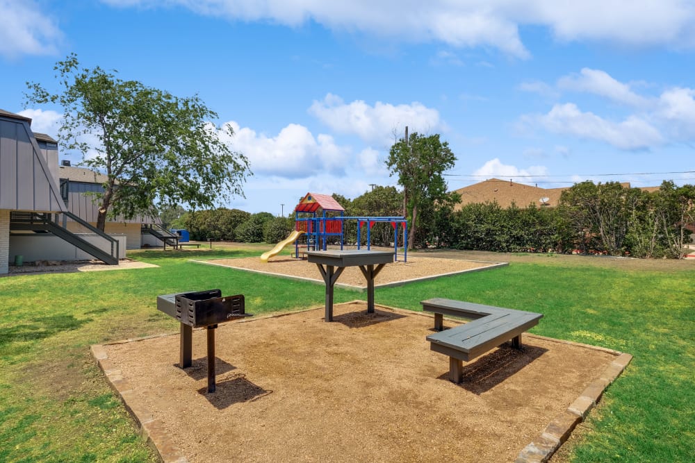Picnic and playground area 