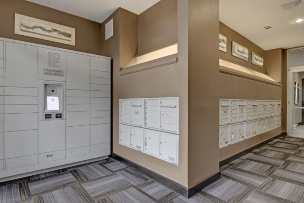 Package lockers at Artessa in Franklin, Tennessee