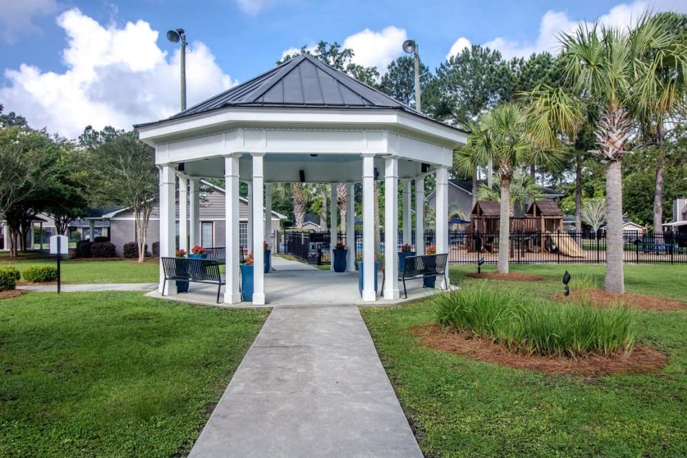 Gazebo at Cottages at Crowfield in Ladson, South Carolina
