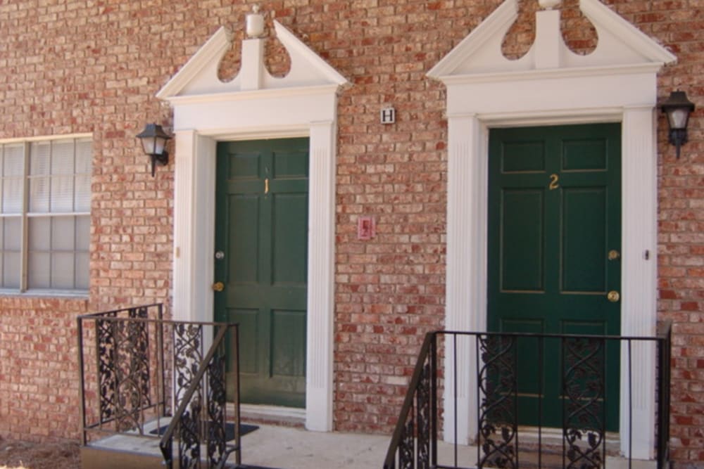 Apartment doors Windsor Hall in Atlanta, Georgia
