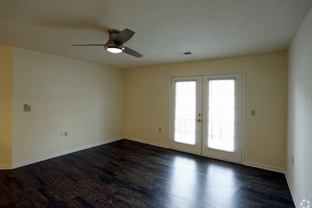 Apartment with hard wood floors at Camellia Trace in Jackson, Tennessee