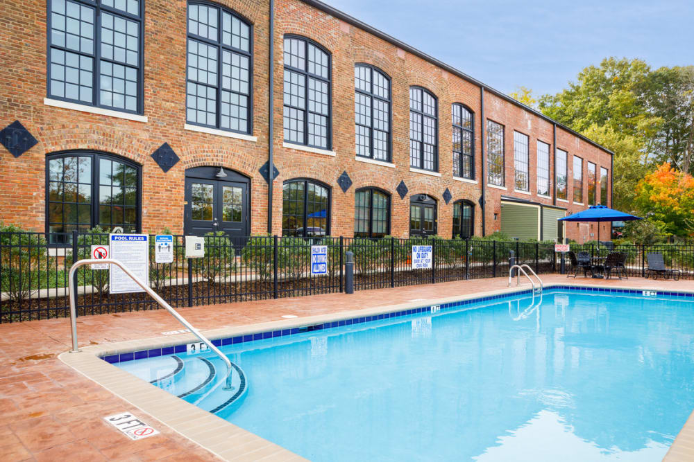 Fitness center at Lofts by the Lake in Greer, South Carolina'